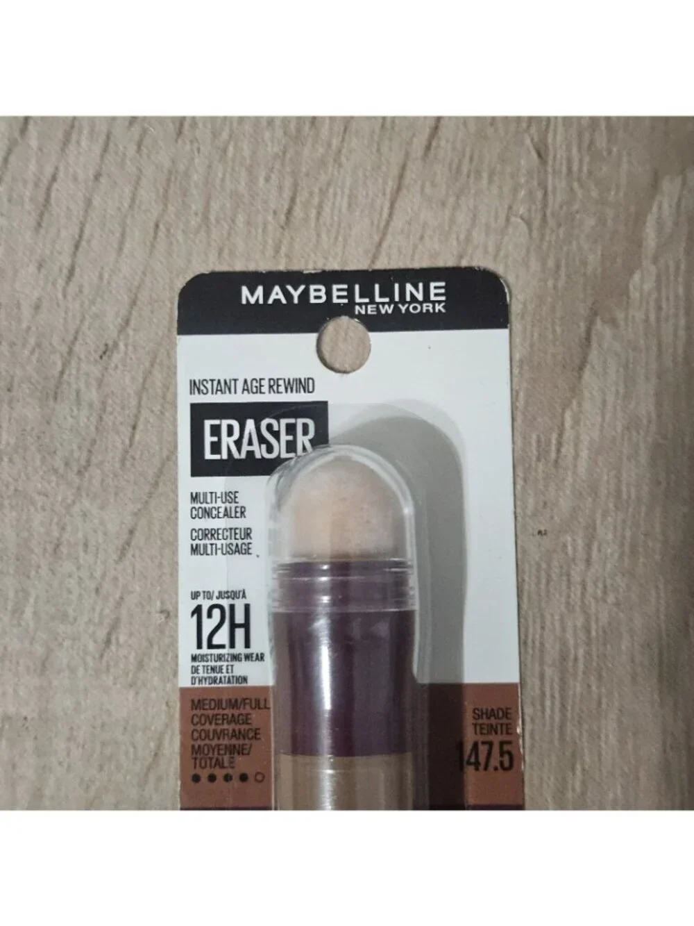 Lot of 2 Maybelline Instant Age Rewind Eraser  # 147.5 0.2 oz. each NEW
